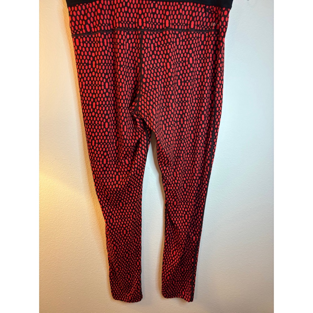 Nike Dri-FIT Leggings mens XL‎ Red Black Dotted Fast Live Fearless Tights